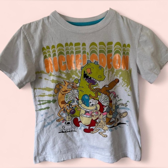 Nickelodeon 5/6 90’s Cartoon Graphic T-Shirt - Picture 1 of 8